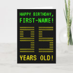 [ Thumbnail: Fun, Geeky, Nerdy "95 Years Old!" Birthday Card ]