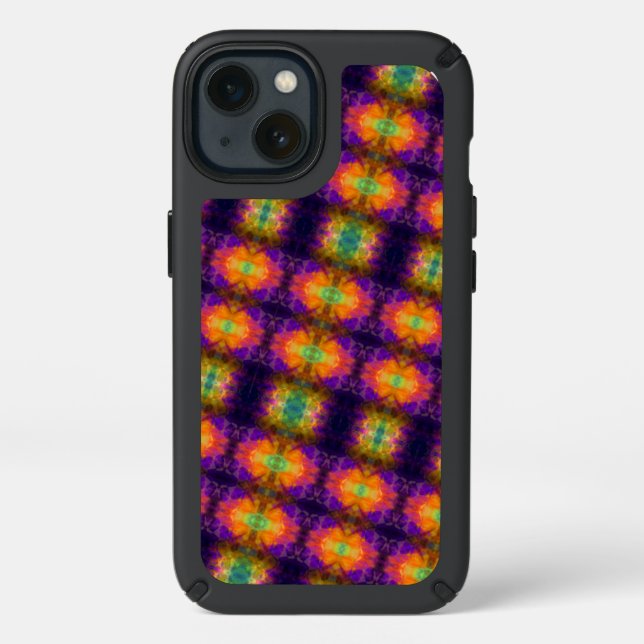 Fun Geometric Colorful Pattern Speck iPhone 13 Case (Front)