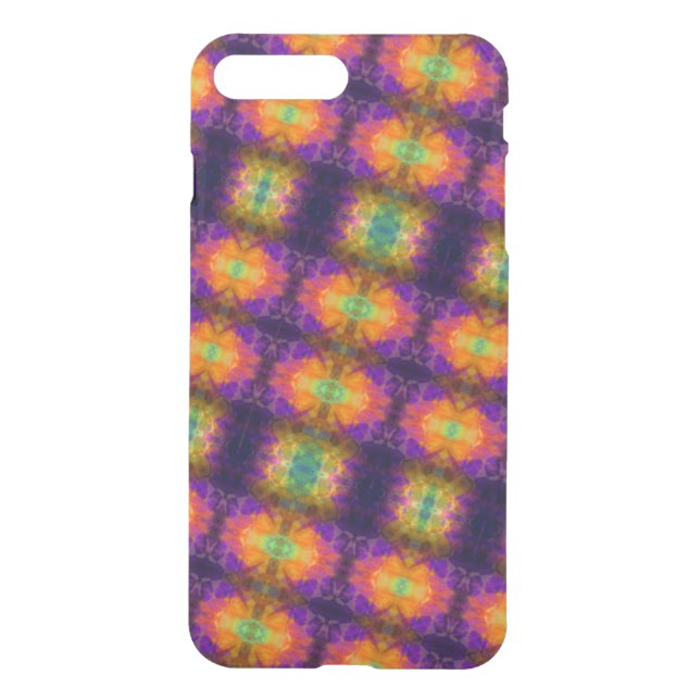 Fun Geometric Colorful Pattern Uncommon iPhone Case (Back)