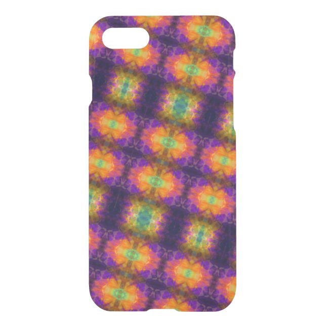 Fun Geometric Colorful Pattern Uncommon iPhone Case (Back)