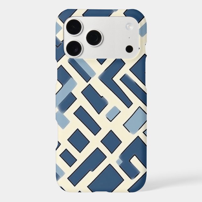 Fun geometric pattern lovers Case-Mate iPhone case (Back)