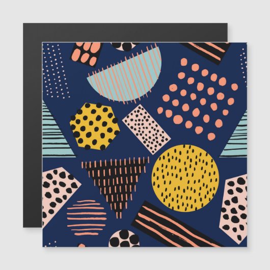 Fun Geometry: Abstract Multicolor Pattern (Front/Back)