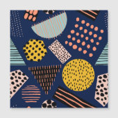 Fun Geometry: Abstract Multicolor Pattern (Front)