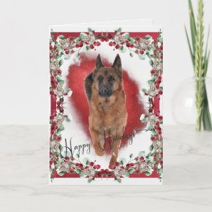 Fun German Shepherd Holiday Photo