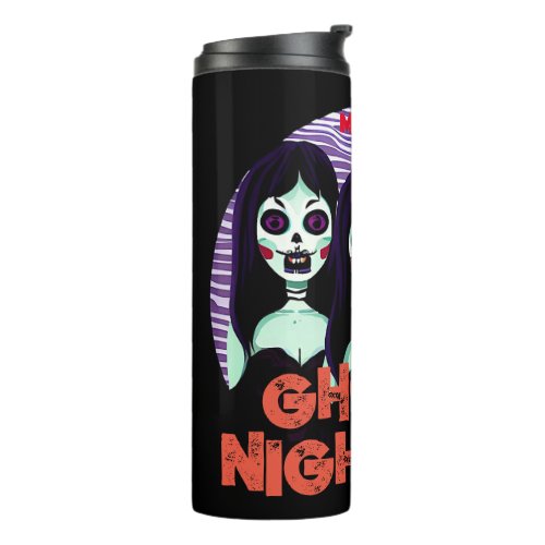 Fun Ghouls Night Out Thermal Tumbler