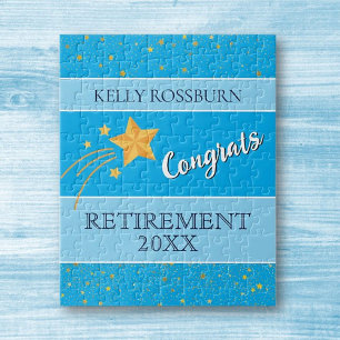 Fun gift! Custom Retirement congrats puzzle