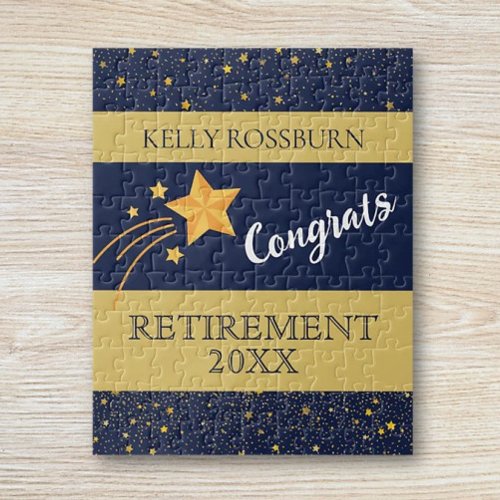 Fun gift! Custom Retirement congrats puzzle