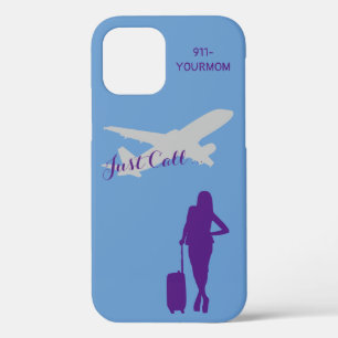 Fun Gift Ideas -A Call Away-Family (Mom) iPhone 12 Pro Case
