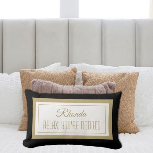 Fun gift Retirees custom relaxation pillow