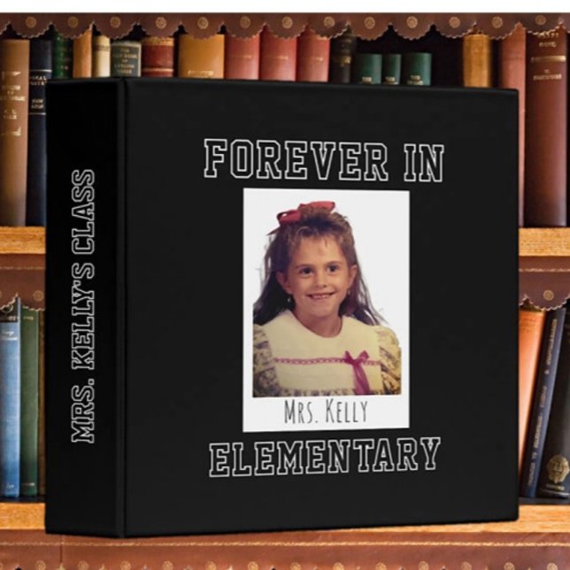 Fun Gift! Teacher's Vintage Photo  3 Ring Binder (Creator Uploaded)
