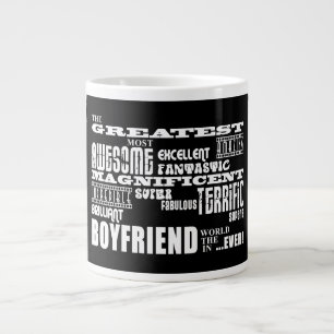 Fun Gifts for Boyfriends : Greatest Boyfriend Giant Coffee Mug