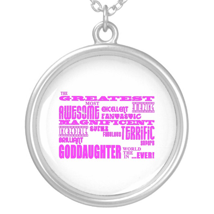 Fun Gifts for Goddaughters  Greatest Goddaughter Pendant
