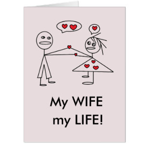 Fun Gigantic Card for Wife