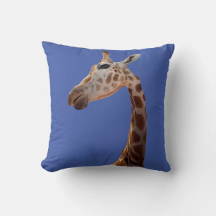 Fun Giraffe photo  Throw Pillow
