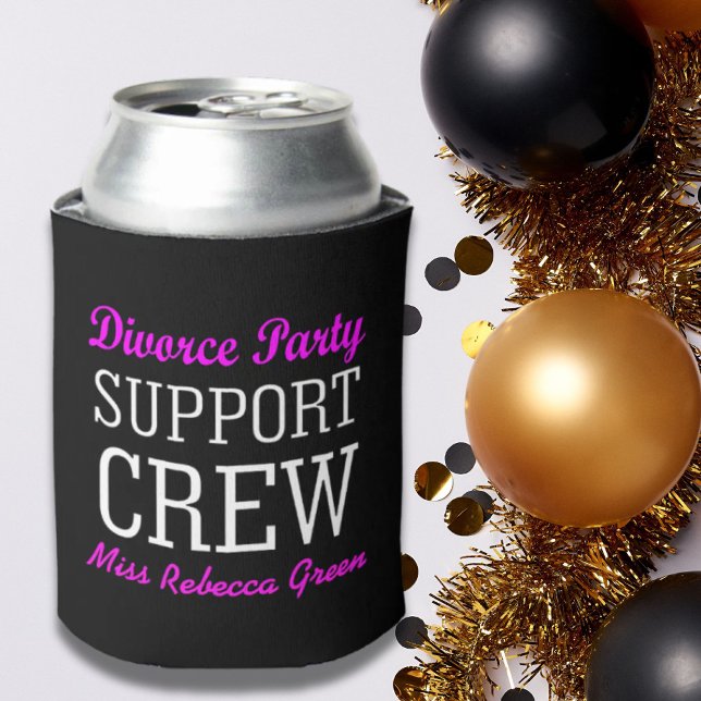 Fun Girls Night Out support crew Divorce Party Can Cooler (Fun Girls Night Out support crew Divorce Party Can Cooler)