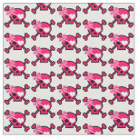 Fun Girly Skull Fabric