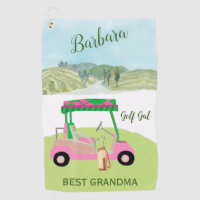 Fun Glam Golf Cart Best Grandma Personalized Name