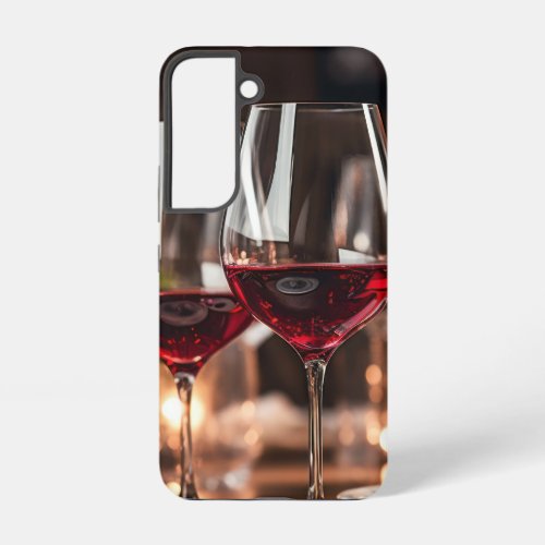 Fun Glass of Wine Samsung Galaxy S22 Case