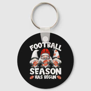 Fun Gnomes For Sunday And American Football Season Keychain