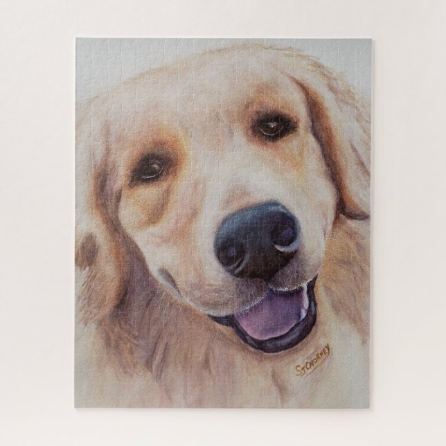 Fun Golden Labrador Jigsaw Puzzle (Vertical)