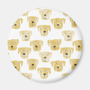 Fun Golden Labrador Retriever Dog Magnet