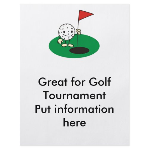 Fun Golf Flyer zazzle_flyer