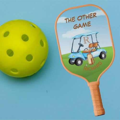 Fun Golf Guy Also Plays  Pickleball Paddle
