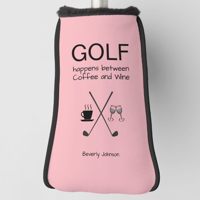 Fun Golf Happens Personalized Golf Head Cover (Rotate 90)