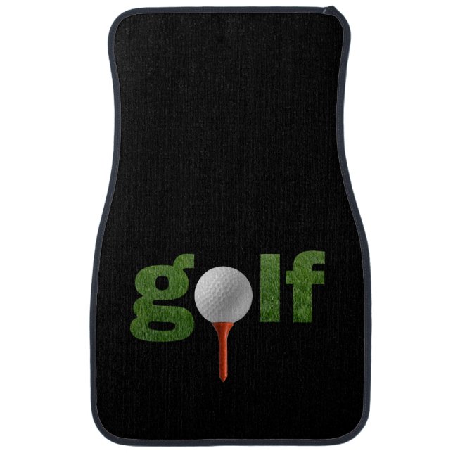Fun Golf Sports Design Car Floor Mat (Front)
