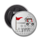 Fun Golfing Golf Cart Ball for Golfers Monogram