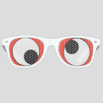 Fun Googly-Eyes Party Retro Sunglasses