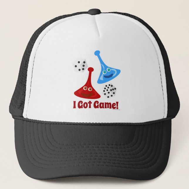 Fun Got Game Classic Boardgame Logo Trucker Hat (Front)