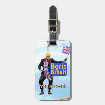 Fun Graphic Boris Johnson Brexit From Europe Image Luggage Tag by RWdesigning at Zazzle