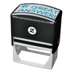[ Thumbnail: Fun "Great Answer!" Educator Rubber Stamp ]