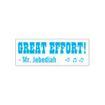 [ Thumbnail: Fun "Great Effort!" Acknowledgement Rubber Stamp ]