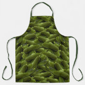 Dill Pickle Humor kitchen apron Just dill with it embroidered apron –  Threaded Stitch