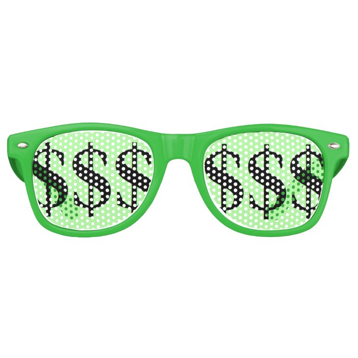 dollar sign sunglasses