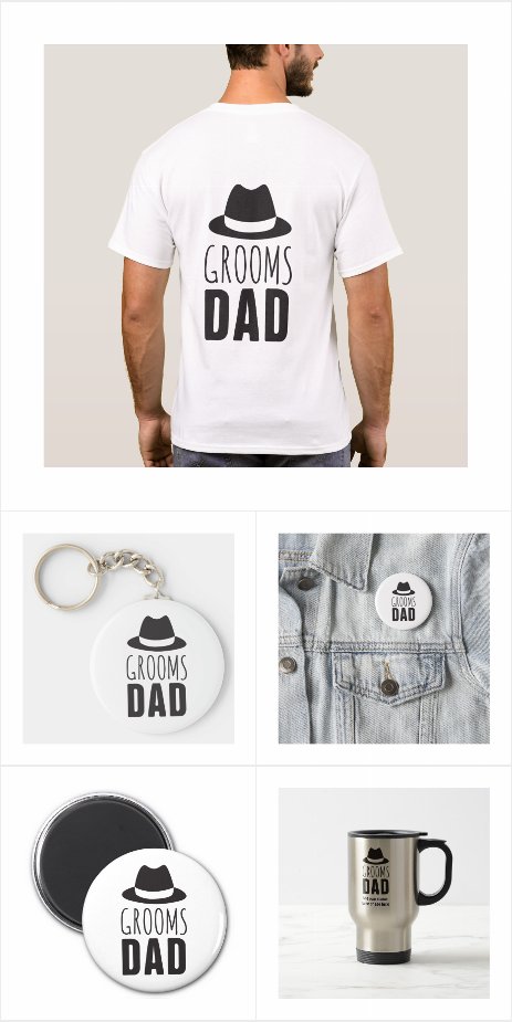 Fun Grooms Dad Father Gifts