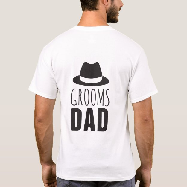 Fun Grooms Dad Groomsman Gift Bridal Party Wedding T-Shirt