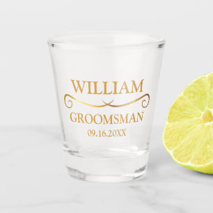 Fun Groomsman Shot Glass