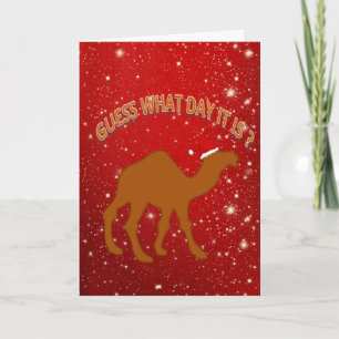 Fun Guess What Day It Is It Humor Christmas Card