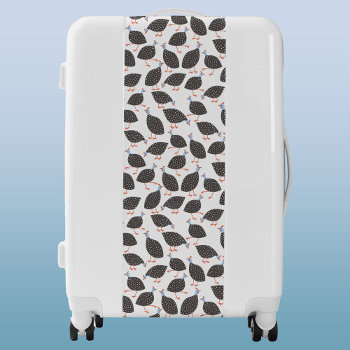 Fun Guinea Hen Bird Pattern Luggage by Squirrell at Zazzle