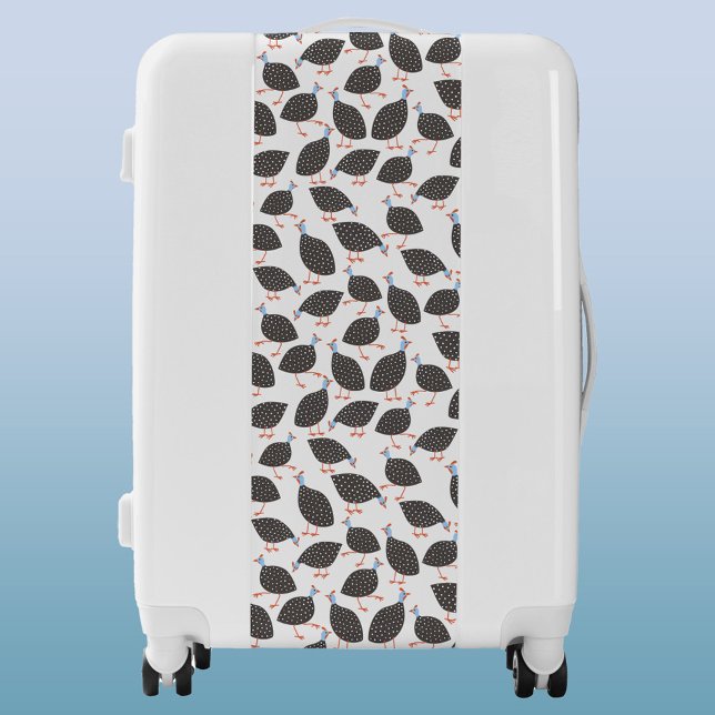 Fun Guinea Hen Bird Pattern Luggage (Creator Uploaded)