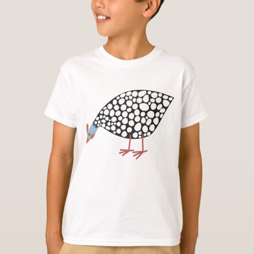 Fun Guinea Hen Bird T_Shirt