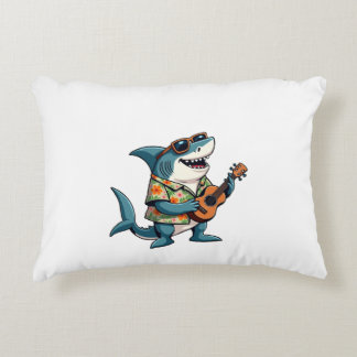 Fun Guitar PlayingT-Shirt Accent Pillow
