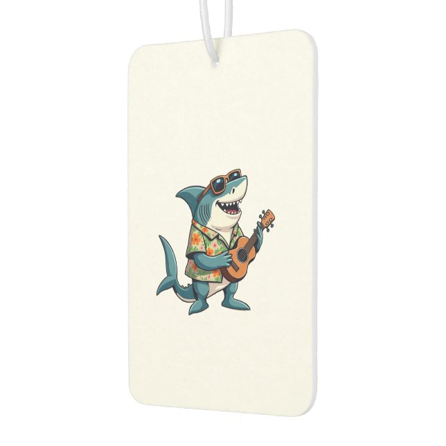 Fun Guitar PlayingT-Shirt Air Freshener (Left)
