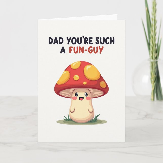 Fun Guy Fathers Day Art Card (Front)