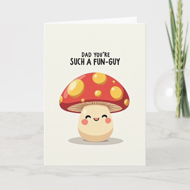 Fun Guy Fathers Day Graphic Card (Front)