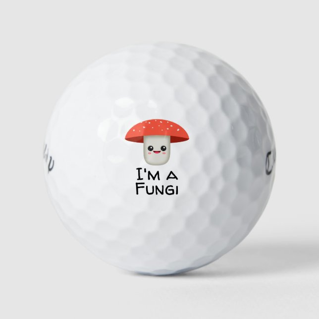 Fun Guy Fungi Mushroom Golf Balls (Front)