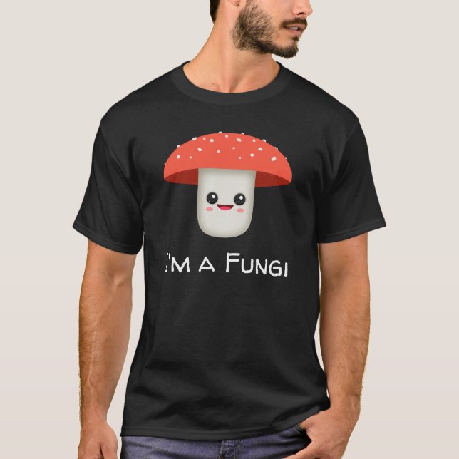 Fun Guy Fungi Mushroom T-Shirt (Front)
